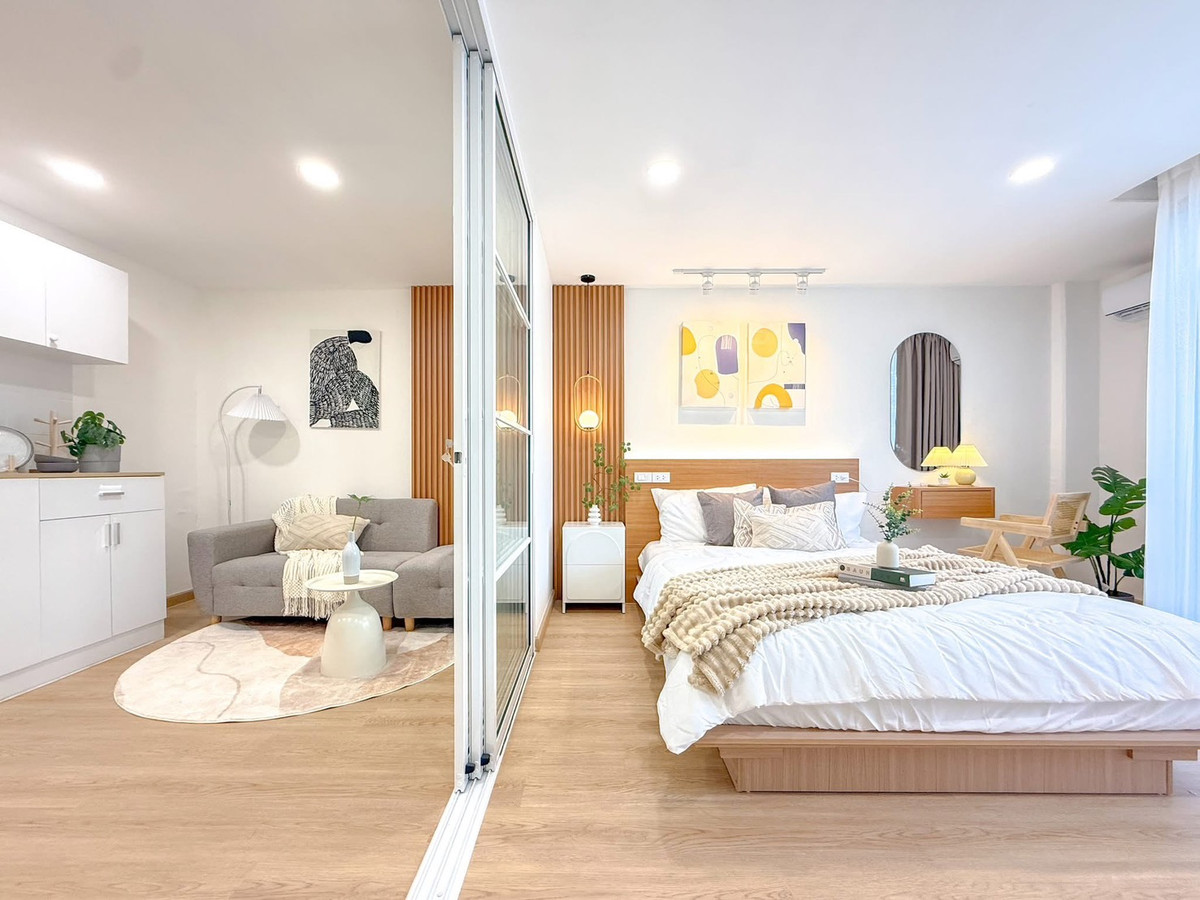 ขายคอนโดลาดพร้าว101 แฮปปี้แลนด์ : ขายด่วน 📍 City Villa 📍 ตกแต่งใหม่ทั้งห้อง เฟอร์นิเจอร์ครบ ใกล้ MRT ลาดพร้าว 101