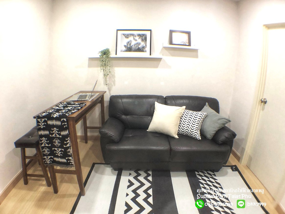 For SaleCondoThaphra, Talat Phlu, Wutthakat : ✅✅ Condo for sale, Supalai Park, Talat Phlu BTS Station, 1 bedroom, 1 bathroom, 35 sq m., 5th floor, common floor, swimming pool, fitness.