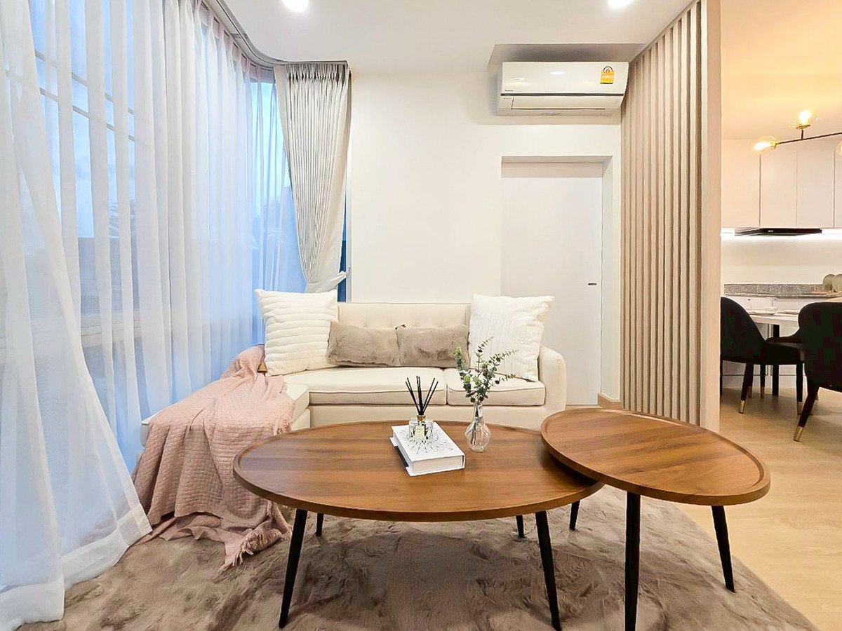 For SaleCondoPattanakan, Srinakarin : K-6649 RARE ITEM !!  Big room, unblocked view, newly decorated, ready to move in, The Iris Srinakarin Rama 9, near BTS Sri Nut.