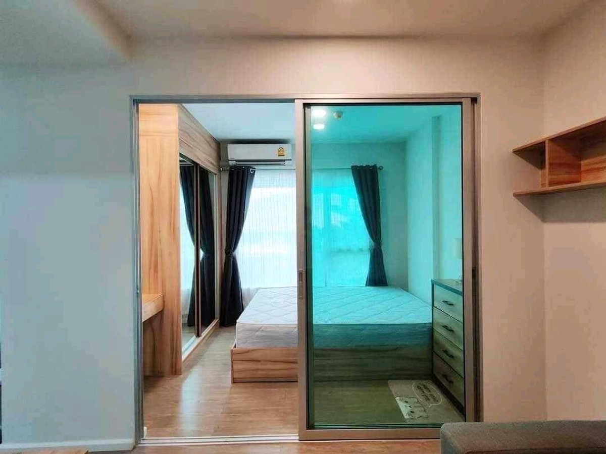 For RentCondoVipawadee, Don Mueang, Lak Si : Condo for rent near Don Mueang Airport, only 1 kilometer, garden view, open, private, complete with electrical appliances 🏢 Happy Condo Don Mueang The Terminal Project 🏢 Rent 7,500 baht/month