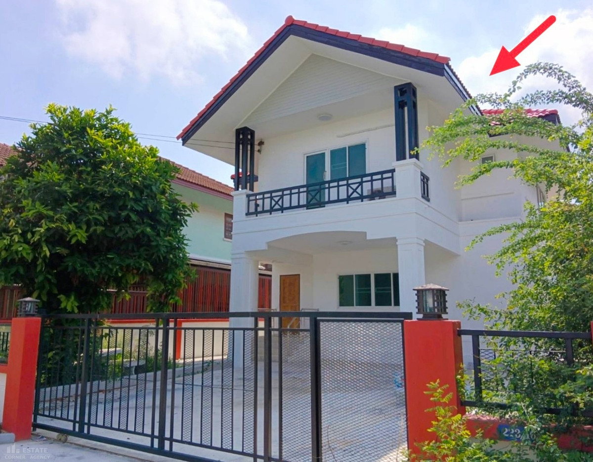 For SaleHouseBangna, Bearing, Lasalle : 79158 - Urgent sale, 2-story detached house, Thippamat-Seri Bangna Village, area 60 sq m.