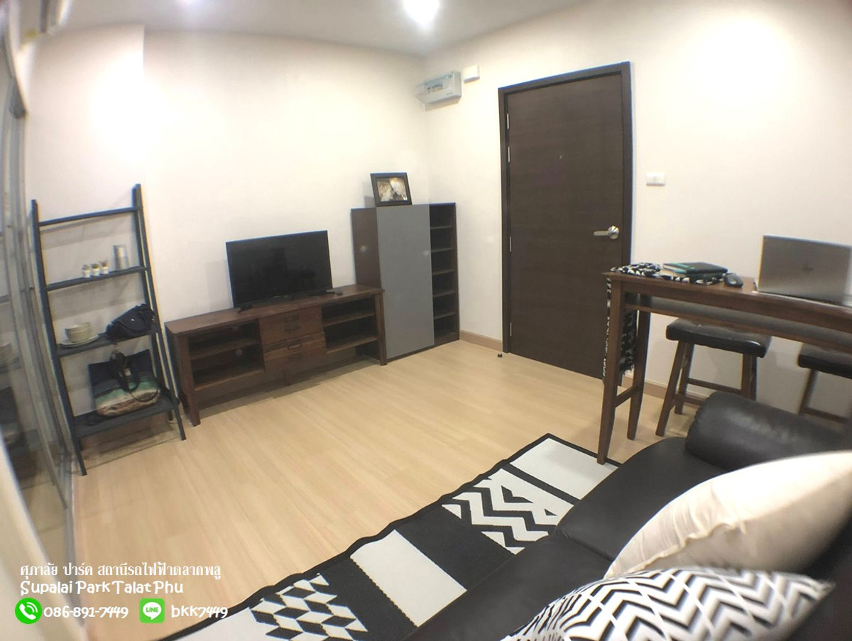 For SaleCondoThaphra, Talat Phlu, Wutthakat : ✅✅ Condo for sale, Supalai Park, Talat Phlu BTS Station, 1 bedroom, 1 bathroom, 35 sq m., 5th floor, common floor, swimming pool, fitness.
