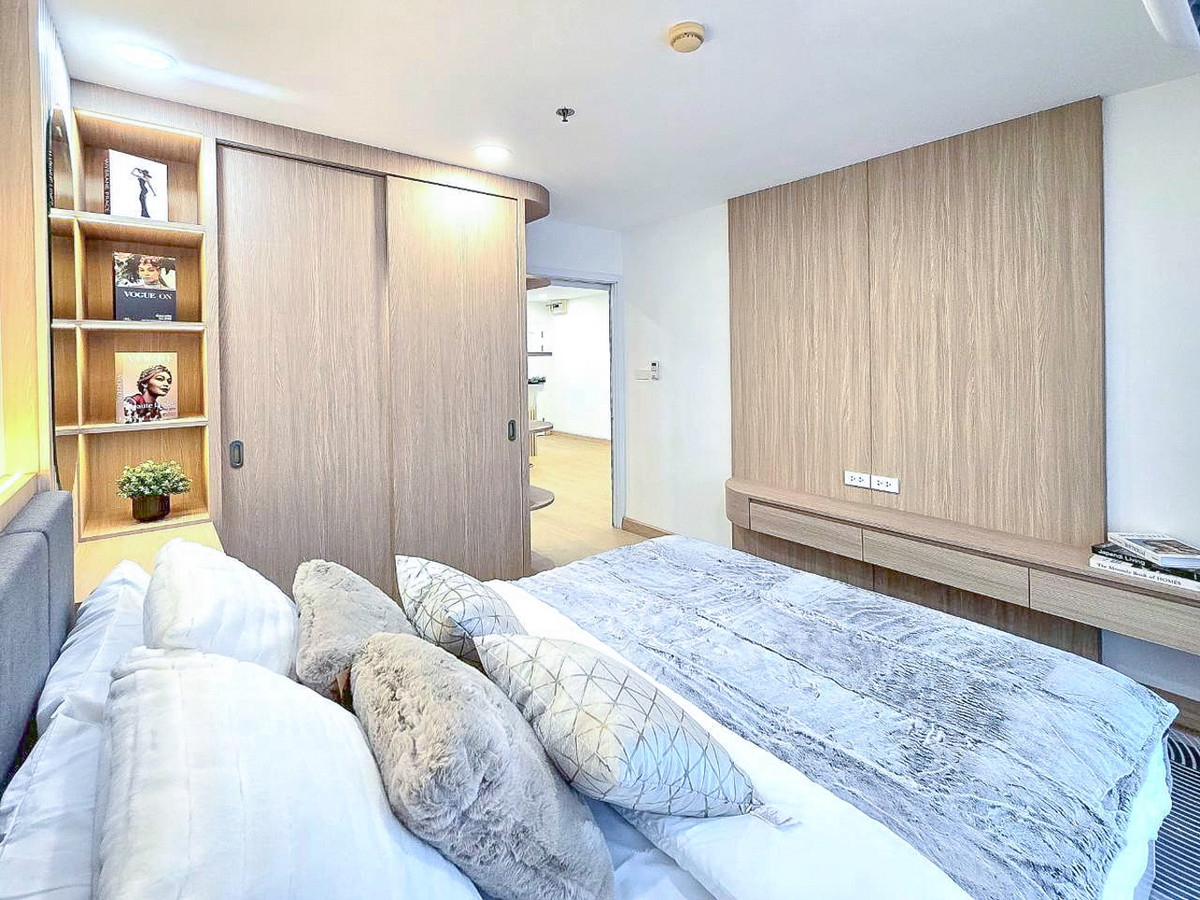 ขายคอนโดเสรีไทย-นิด้า : K-6648  BEST DEAL🔥🔥 ห้องสวย ตกแต่งใหม่ พร้อมเฟอร์บิ้วอิน พร้อมอยู่ ใกล้รถไฟฟ้า BANGKOK HORIZON รามคำแหง  MRT + ARL รามคำแหง