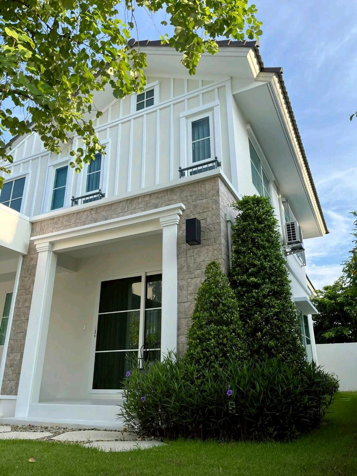 For RentHouseBangna, Bearing, Lasalle : New detached house for rent near Mega Bangna 🏡Villaggio 2 Srinakarin-Bangna project, luxury project from Land & Houses ✨✨💰 Rent 62,000 baht/month💰✨✨