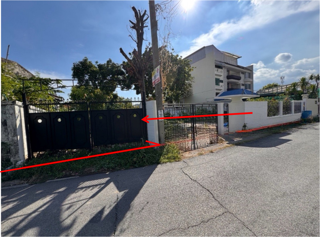 ขายที่ดินสุขุมวิท อโศก ทองหล่อ : ขาย ที่ดิน หมู่บ้านเกษมสำราญ 2 89.70 ตรว ซอยมีสุวรรณ 3 แยก 16