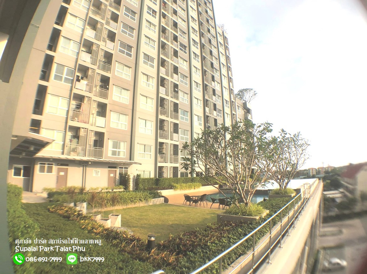For SaleCondoThaphra, Talat Phlu, Wutthakat : ✅✅ Condo for sale, Supalai Park, Talat Phlu BTS Station, 1 bedroom, 1 bathroom, 35 sq m., 5th floor, common floor, swimming pool, fitness.