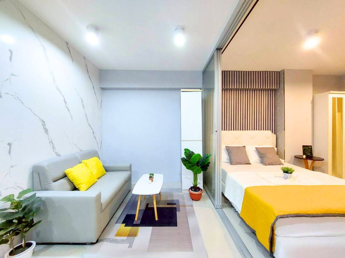 For SaleCondoKasetsart, Ratchayothin : Oasis in the heart of the city with M Heritage Condo, 33 sq m, 1 bedroom, brand new decoration, near BTS Phahon Yothin 59, few units, quiet.