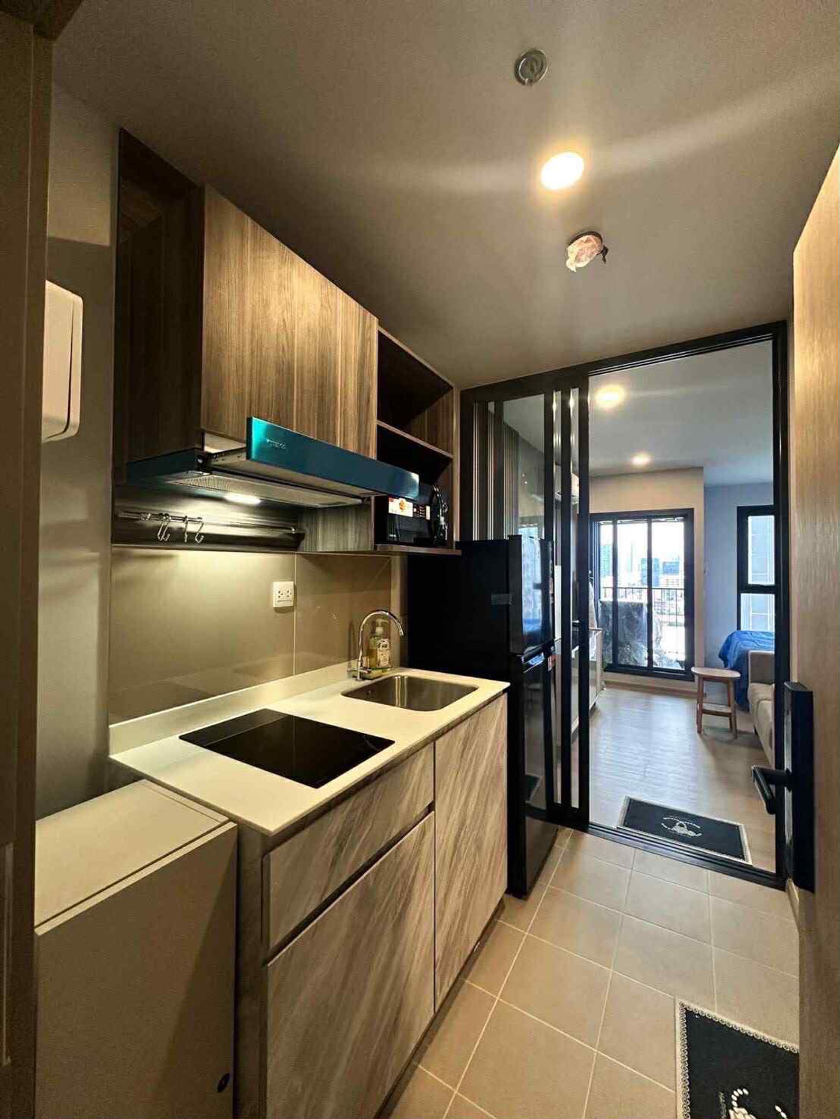 For RentCondoOnnut, Udomsuk : P-2875 room ready to move in near BTS On Nut Aspire Onnut Station