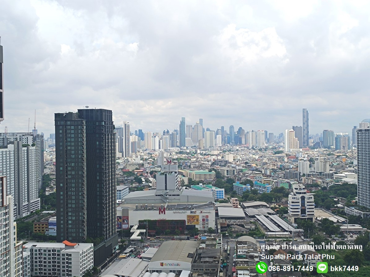 For SaleCondoThaphra, Talat Phlu, Wutthakat : ✅✅ Condo for sale, Supalai Park, Talat Phlu BTS Station, 1 bedroom, 1 bathroom, 35 sq m., 5th floor, common floor, swimming pool, fitness.