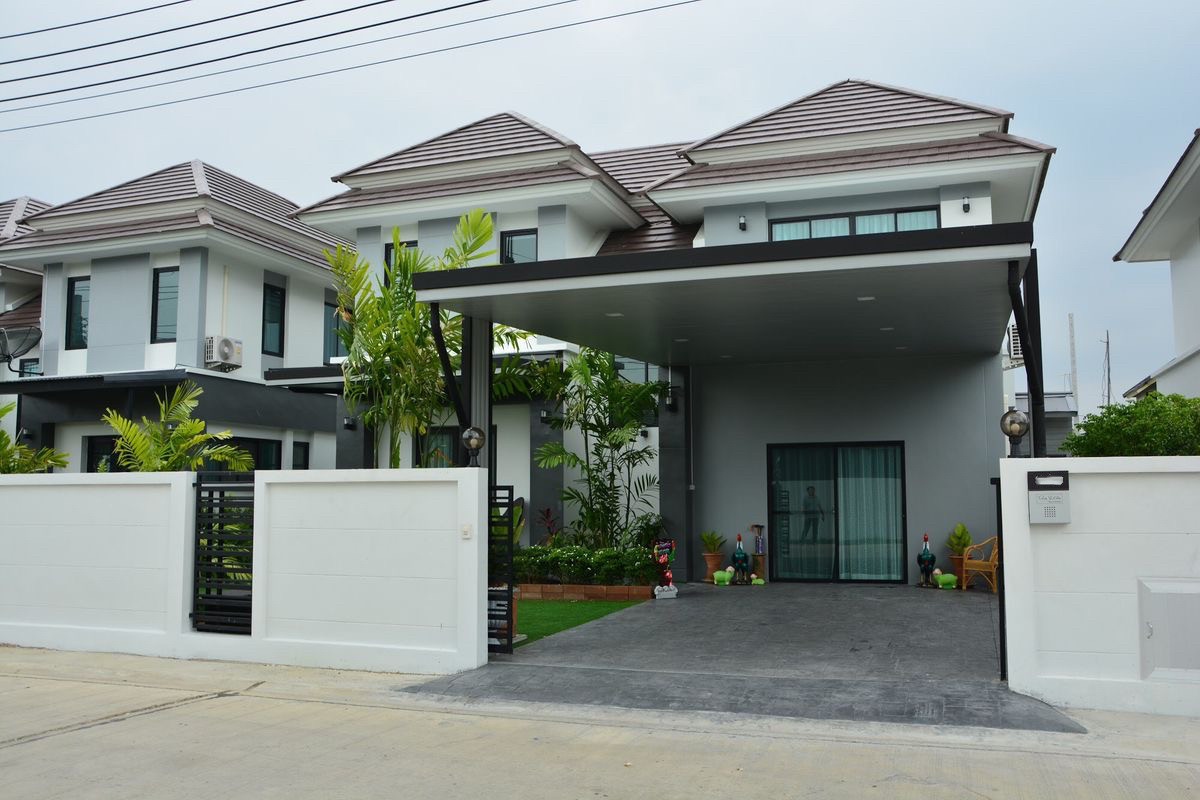 ให้เช่าบ้านมีนบุรี-ร่มเกล้า : ให้เช่าบ้านเดี่ยวใหม่ 67ตรว. The Ville มีนบุรี–นิมิตใหม่ ใกล้ตลาดมีนบุรี และรถไฟฟ้า 