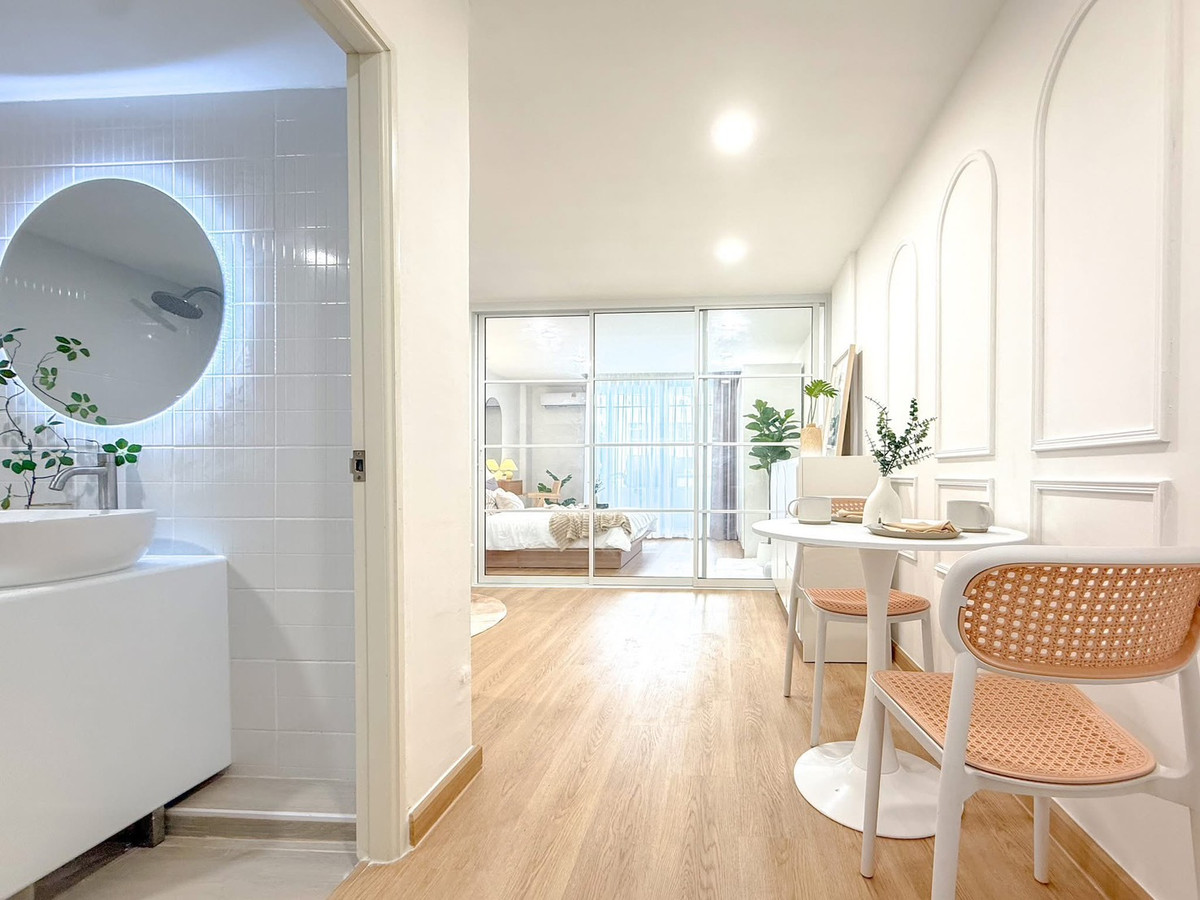 ขายคอนโดลาดพร้าว101 แฮปปี้แลนด์ : ขายด่วน 📍 City Villa 📍 ตกแต่งใหม่ทั้งห้อง เฟอร์นิเจอร์ครบ ใกล้ MRT ลาดพร้าว 101