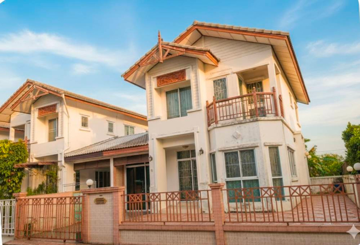 For SalePathum Thani,Rangsit, Thammasat : 95403 - 2-story house for sale in Fah Piyarom Village, Phruekwaree (Phase 7)