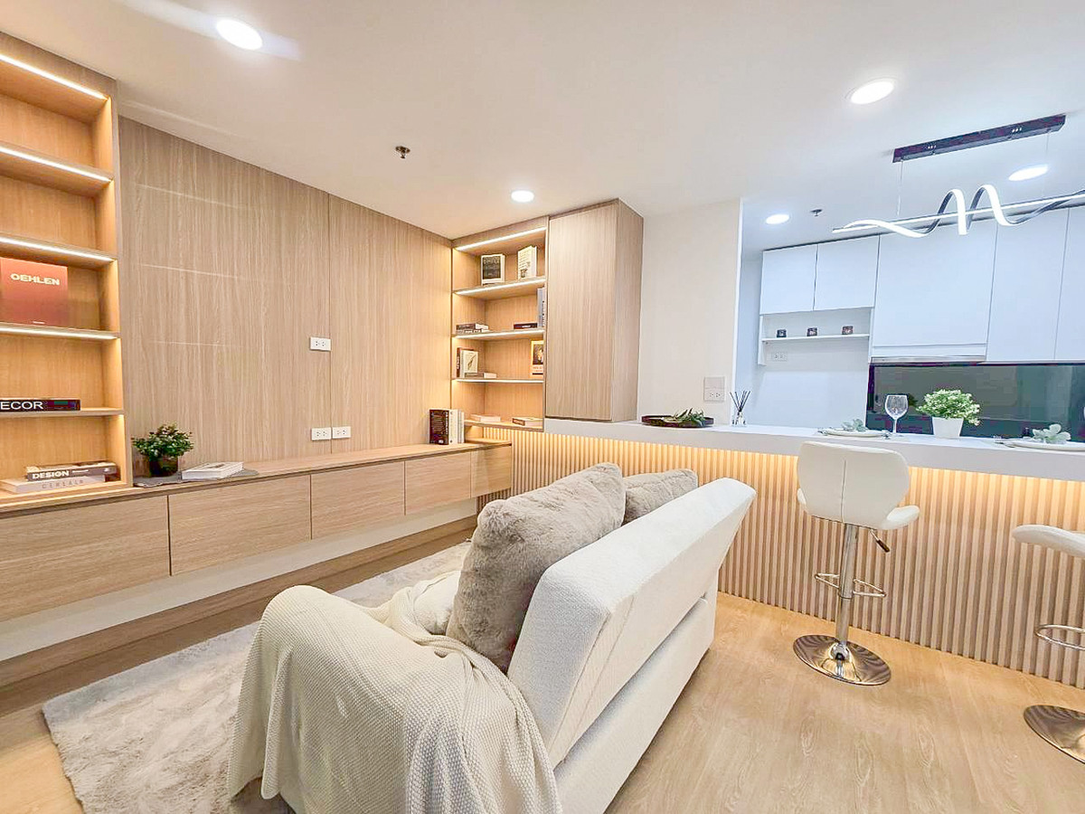 ขายคอนโดเสรีไทย-นิด้า : K-6648  BEST DEAL🔥🔥 ห้องสวย ตกแต่งใหม่ พร้อมเฟอร์บิ้วอิน พร้อมอยู่ ใกล้รถไฟฟ้า BANGKOK HORIZON รามคำแหง  MRT + ARL รามคำแหง