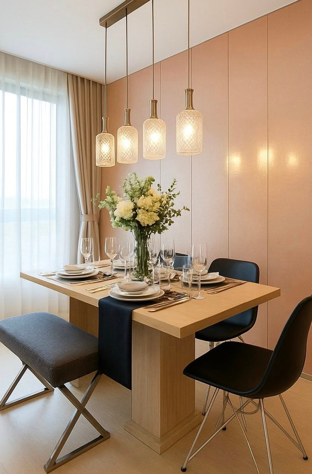 ให้เช่าคอนโดสุขุมวิท อโศก ทองหล่อ : For Rent: M Thonglor 10 | 2BR 57.5 sq.m | 6th Fl. | 39,000 THB | Ref: T2109 | LINE: @323gqmho | Tel: 064-831-5424  #PetFriendlyCondo