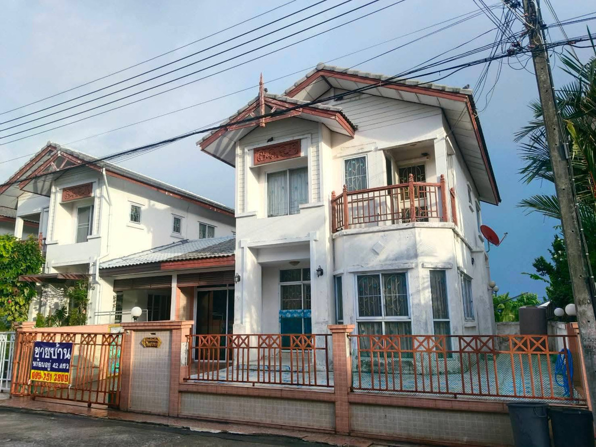 For SalePathum Thani,Rangsit, Thammasat : 95403 - 2-story house for sale in Fah Piyarom Village, Phruekwaree (Phase 7)