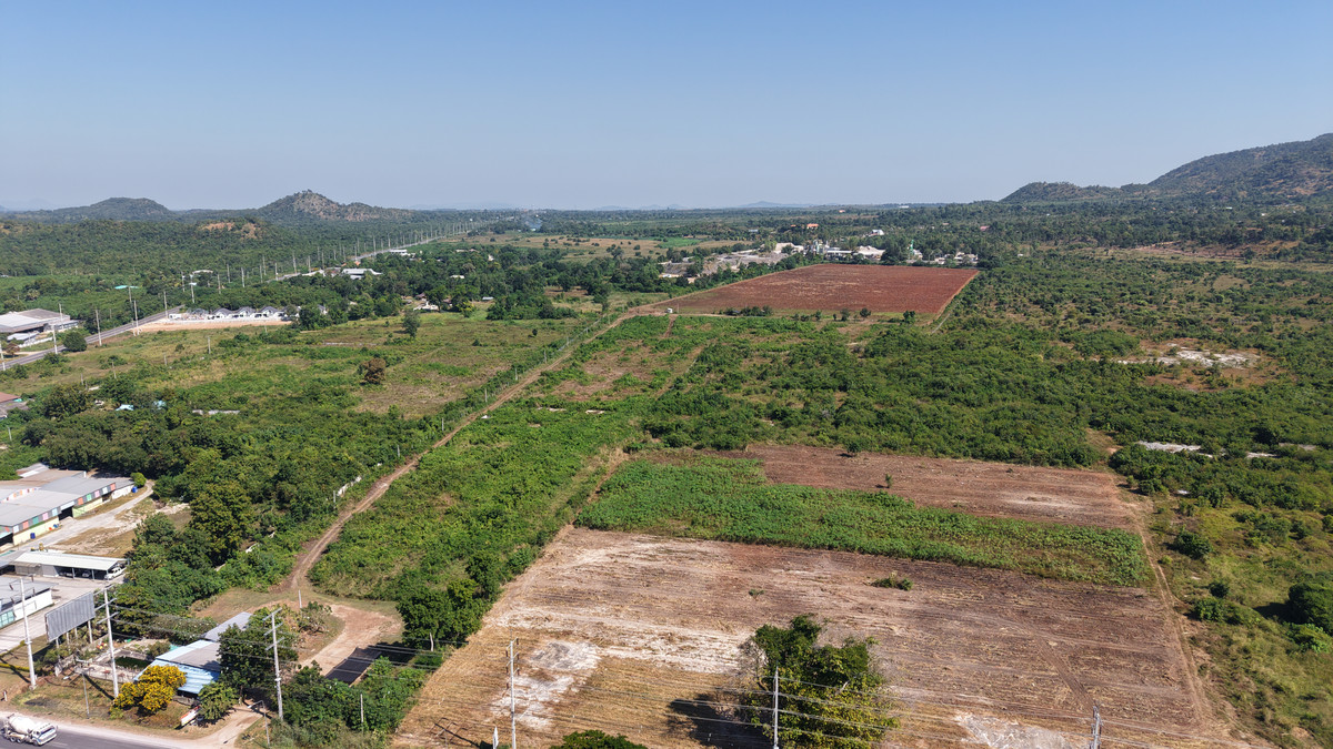 ขายที่ดินกาญจนบุรี : ขายที่ดิน 15-1-63.3 ไร่! ติดถนนแก่นเสี้ยน เข้า–ออก 2 ทาง