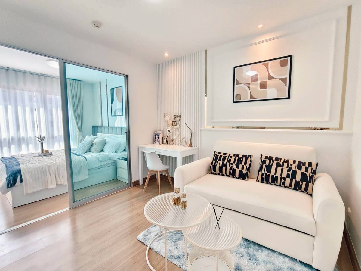 For SaleCondoVipawadee, Don Mueang, Lak Si : Condo for sale, beautifully decorated, new furniture, Den Vibhavadi, near Jae Leng and Don Mueang Airport.