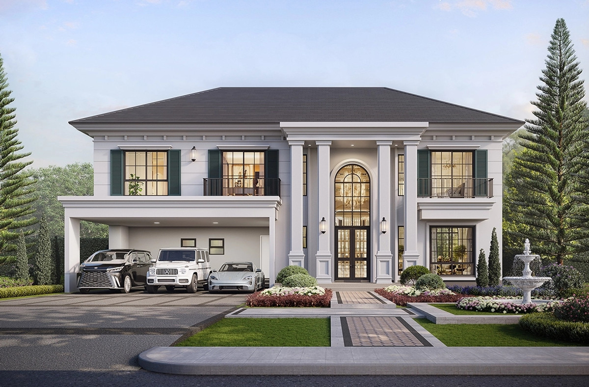 ขายบ้านบางนา แบริ่ง ลาซาล : เศรษฐสิริ บางนา กม.10 HP0565,Please Contect: 0828944624