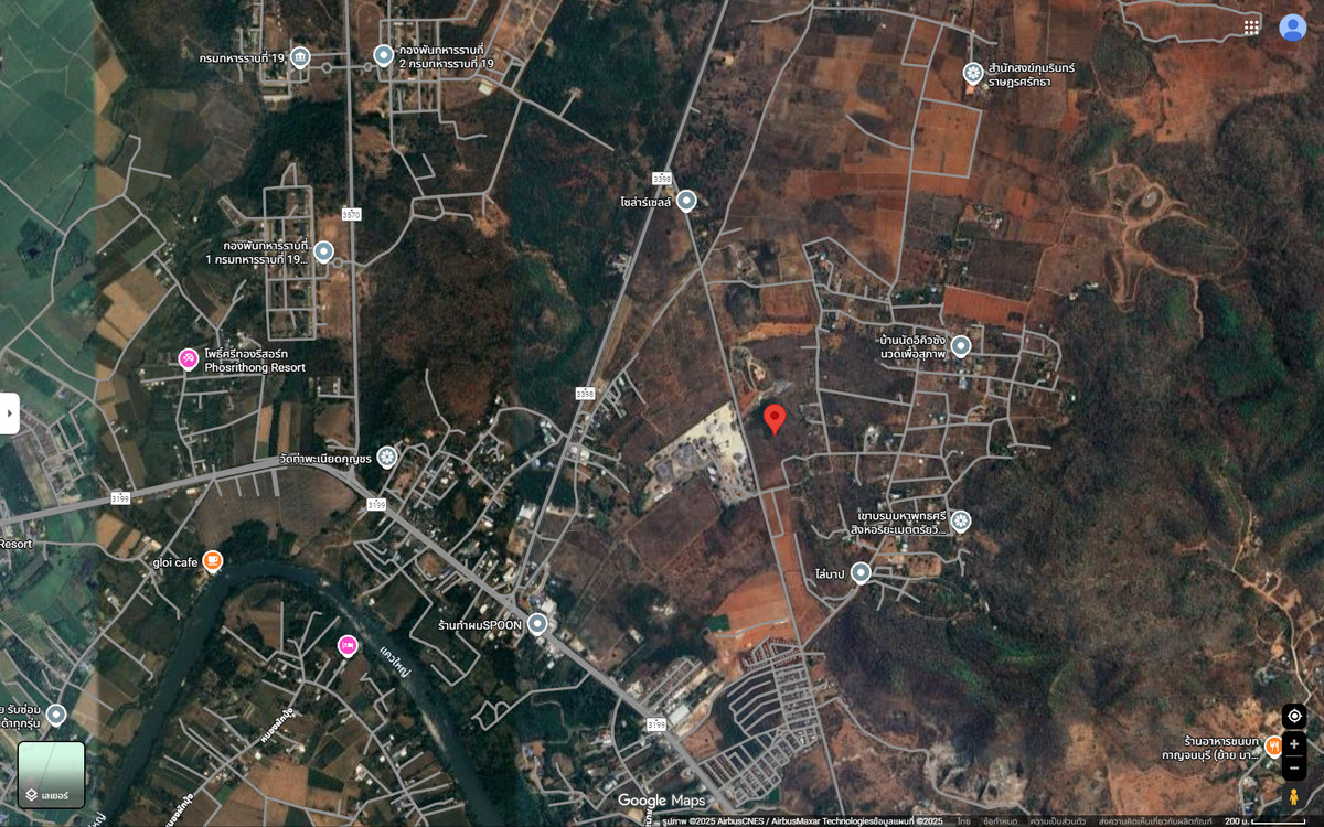 ขายที่ดินกาญจนบุรี : วิวหลักล้าน! ที่ดินแปลงสวยติดถนน (เข้า-ออกง่าย)