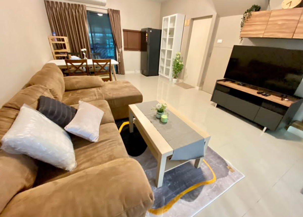 For RentTownhomeRama5, Ratchapruek, Bangkruai : Townhome for rent Baan Klang Muang Ratchaphruek-Rama 5, fully furnished, near Makro Nakhon In