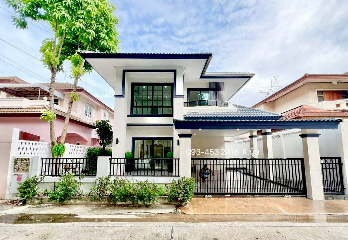 For SaleHouseMin Buri, Romklao : Open for reservation🌈 4.79 million🟡 Renovated single house [50 sq m.] 📍Romklao-Lat Krabang [Preecha Romklao Village]