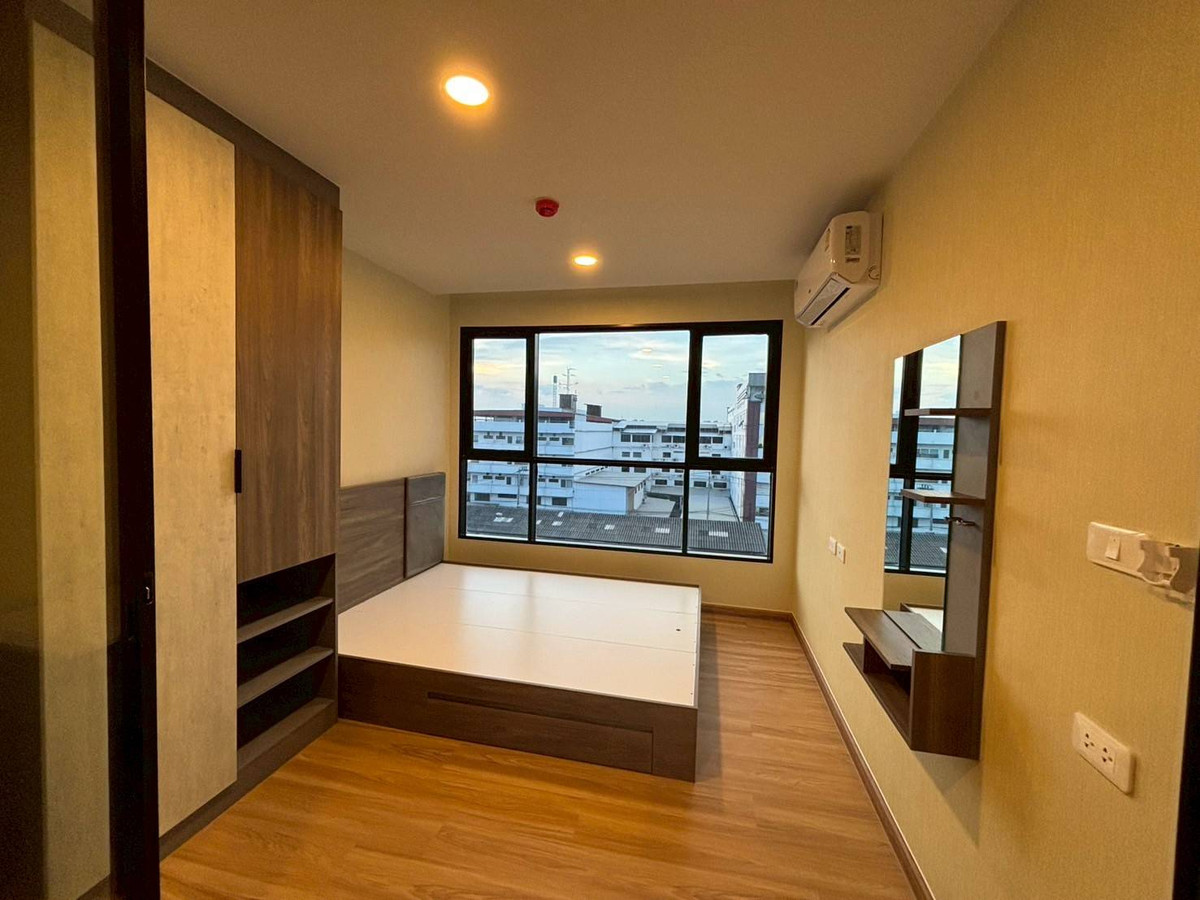 For RentCondoSamut Prakan,Samrong : Condo for rent, The Cube Loft, Srinakarin, 9,000 baht/month, new room, first hand, never rented.