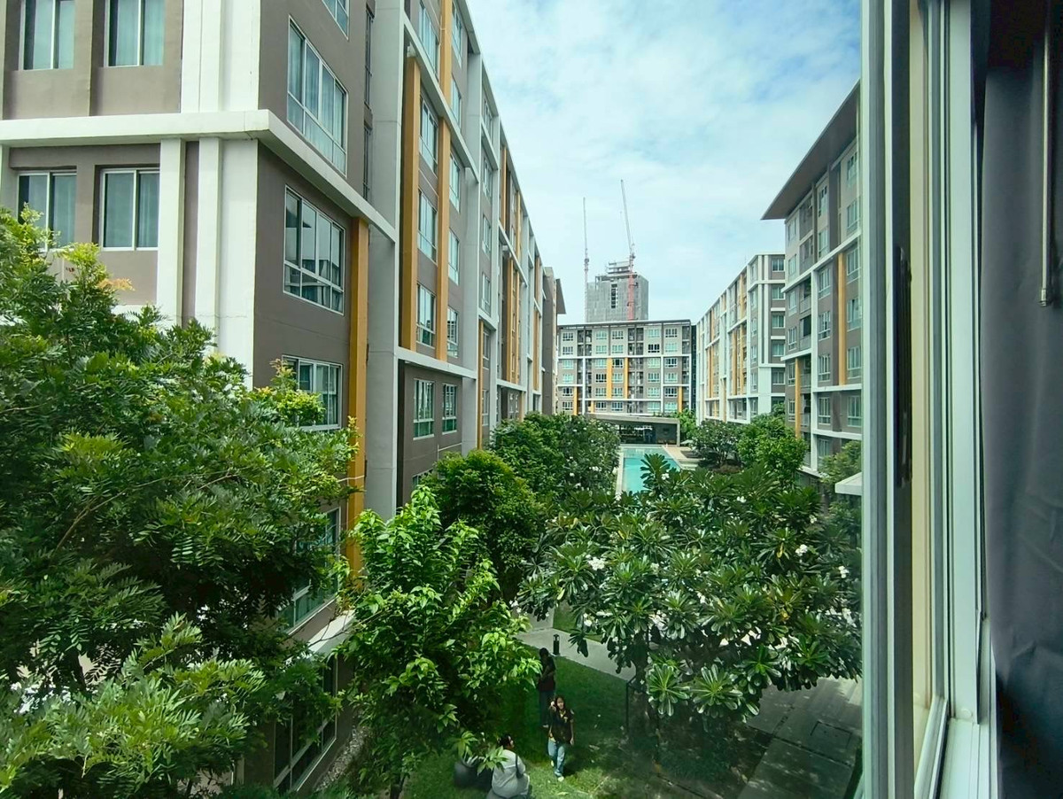 For SaleCondoPattaya, Bangsaen, Chonburi : Dcondo Bangsaen Campus, room ready to move in, good location, easy travel, near the Bangsaen sea – university – famous store‼️ only 1.53 million baht 📞065-5639565