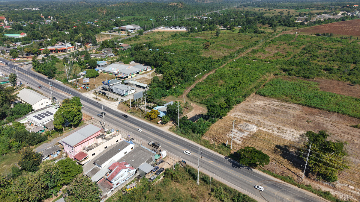 ขายที่ดินกาญจนบุรี : ขายที่ดิน 15-1-63.3 ไร่! ติดถนนแก่นเสี้ยน เข้า–ออก 2 ทาง