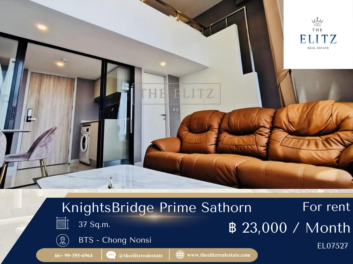 For RentCondoSathorn, Narathiwat : ✨ Live life in the heart of Sathorn CBD in style. KnightsBridge Prime Sathorn 🎉