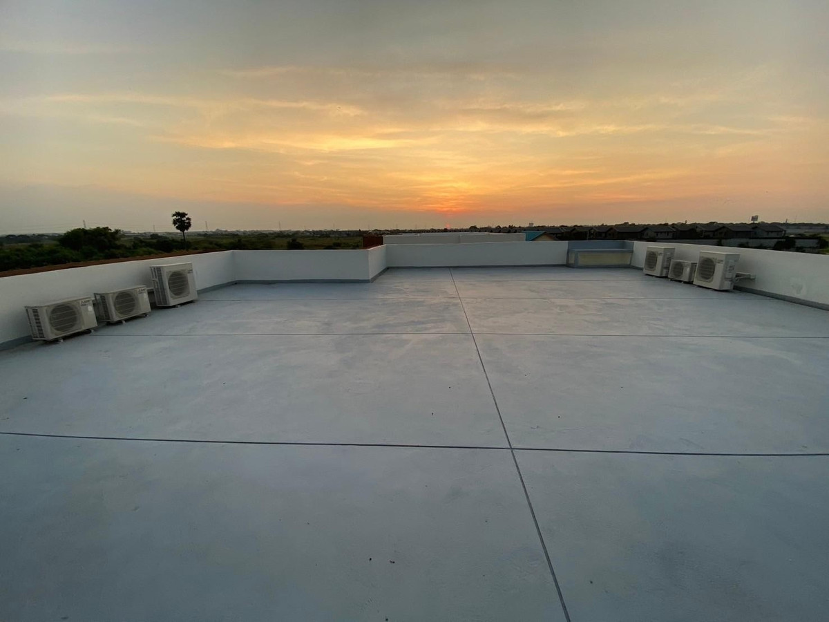 For SaleHousePathum Thani,Rangsit, Thammasat : 87315 - 2-story detached house for sale for project in Pathum area - empty house with rooftop, good value, best price in this area.