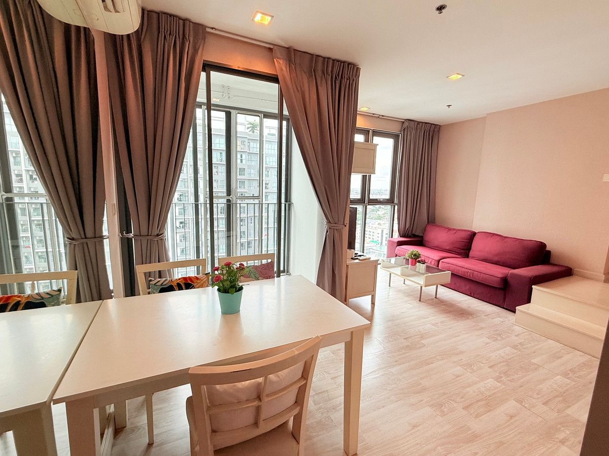 For RentCondoOnnut, Udomsuk : For rent 2 bedroom 61 sqm duplex price 25,000 thb only