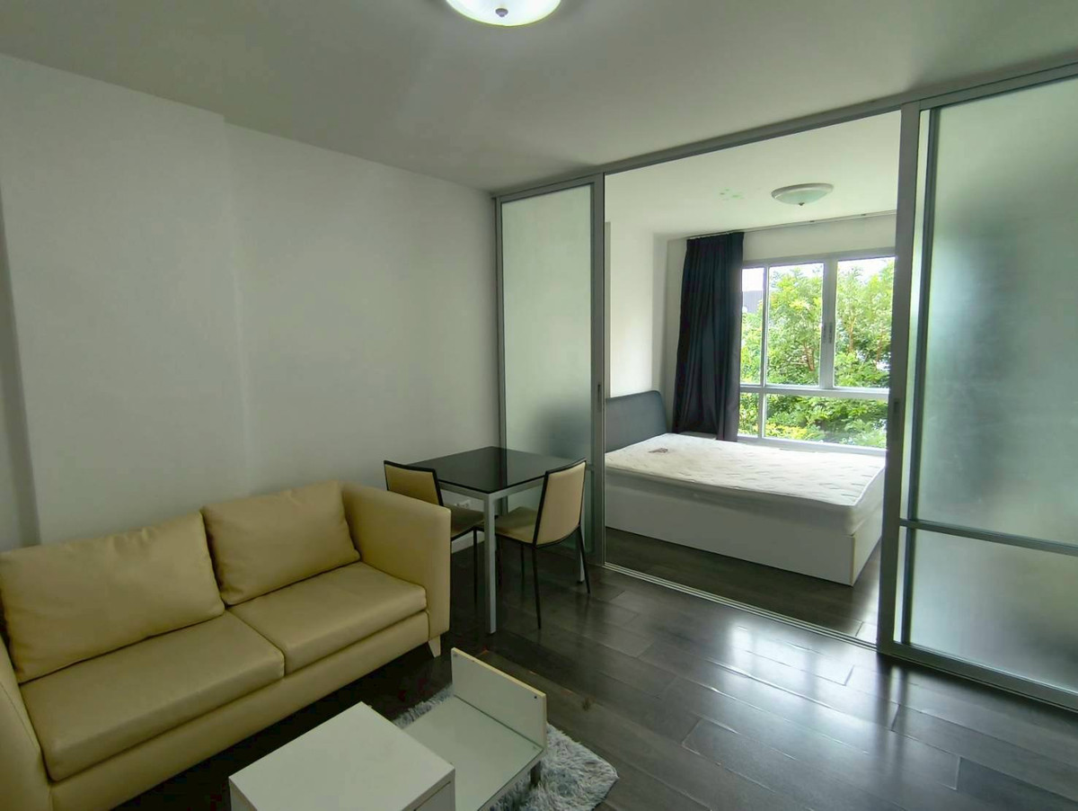 For SaleCondoPattaya, Bangsaen, Chonburi : Dcondo Bang Saen Campus, Building C, private outside view, quiet, fully furnished, convenient parking, complete common area 💛 only 1.53 million baht 📞065-5639565