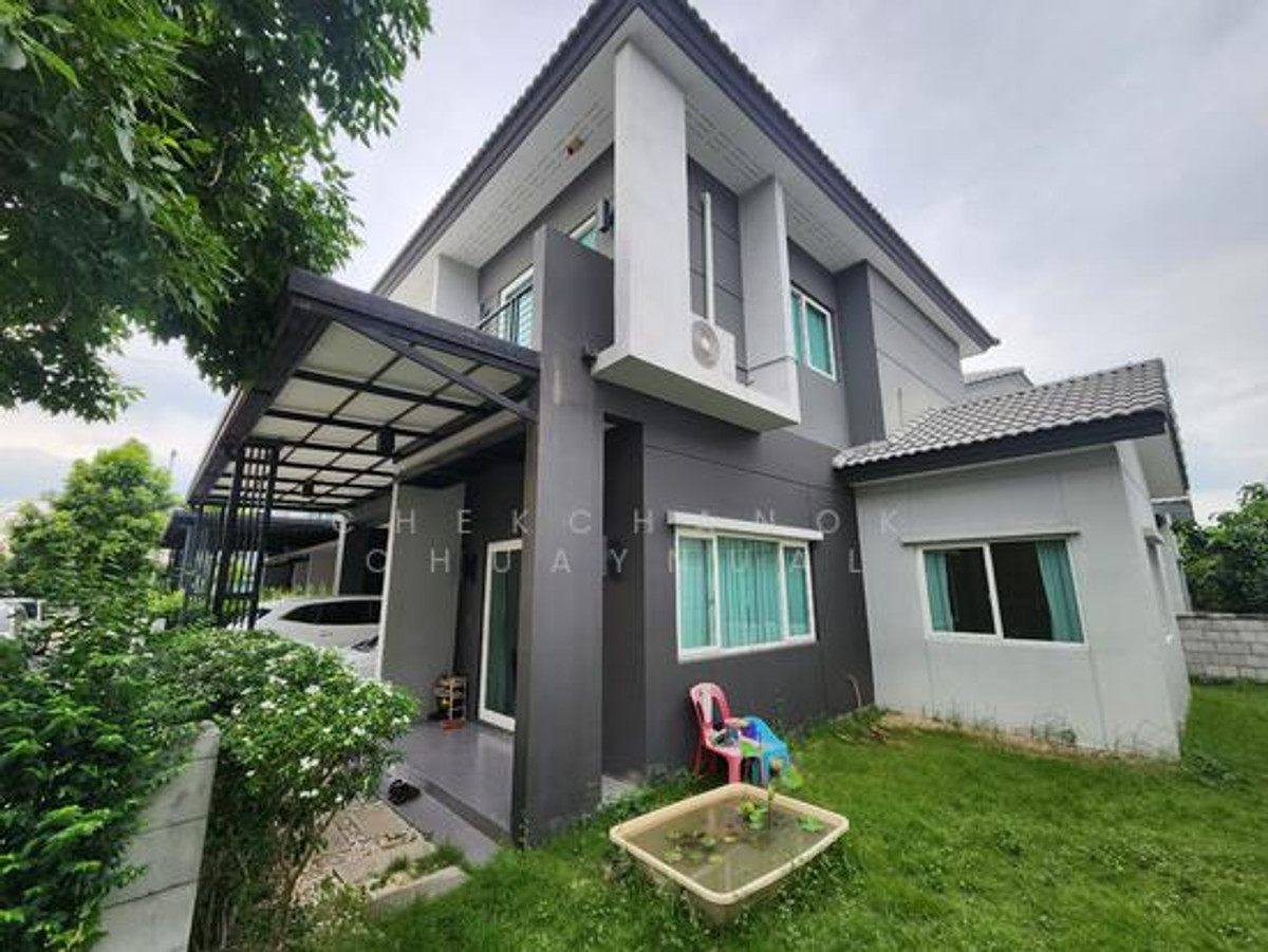 ขายบ้านนวมินทร์ รามอินทรา : บ้านเดี่ยว The City พหลโยธิน สายไหม แบบบ้านใหญ่ 4ห้องนอน 3ห้องน้ำ แปลงริมสภาพดีมาก ไม่เคยปล่อยเช่า ด่วน! ขายถูกที่สุดในโครงการ!