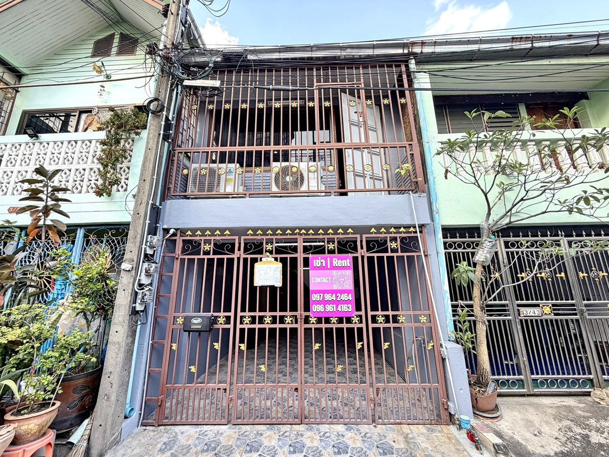 For RentTownhomeRatchadapisek, Huaikwang, Suttisan : HK0640♛Townhouse for rent, 2 bedrooms⚝Townhouse Ratchada-Huai Khwang♜MRT Huai Khwang∞099-5919653,065-9423251▚Line@sureresidence