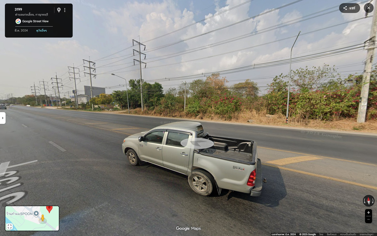 ขายที่ดินกาญจนบุรี : ขายที่ดิน 15-1-63.3 ไร่! ติดถนนแก่นเสี้ยน เข้า–ออก 2 ทาง