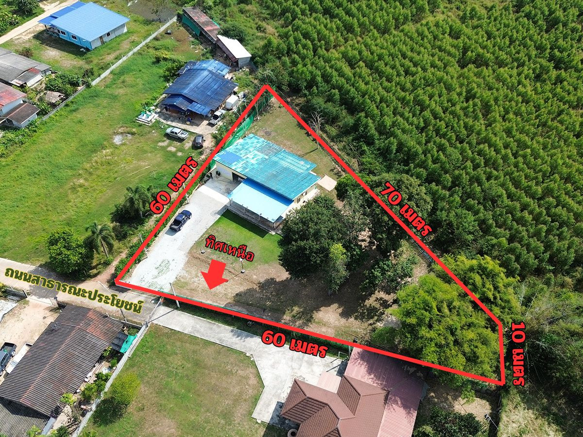 For SaleLandPattaya, Bangsaen, Chonburi : 88188 - House and land for sale, Ko Chan District, 1 rai 1 ngan 26 sq m., suitable as a residence for retirement. Near Khlong Luang Ratchalothorn Reservoir, Tha Bunmee Subdistrict, Ko Chan District, Chonburi Province