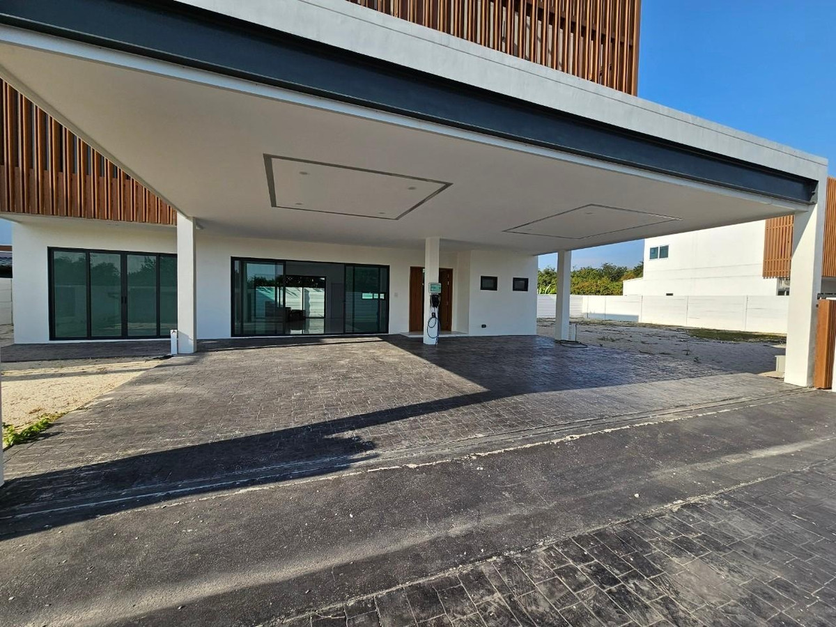 For SaleHousePathum Thani,Rangsit, Thammasat : 87315 - 2-story detached house for sale for project in Pathum area - empty house with rooftop, good value, best price in this area.