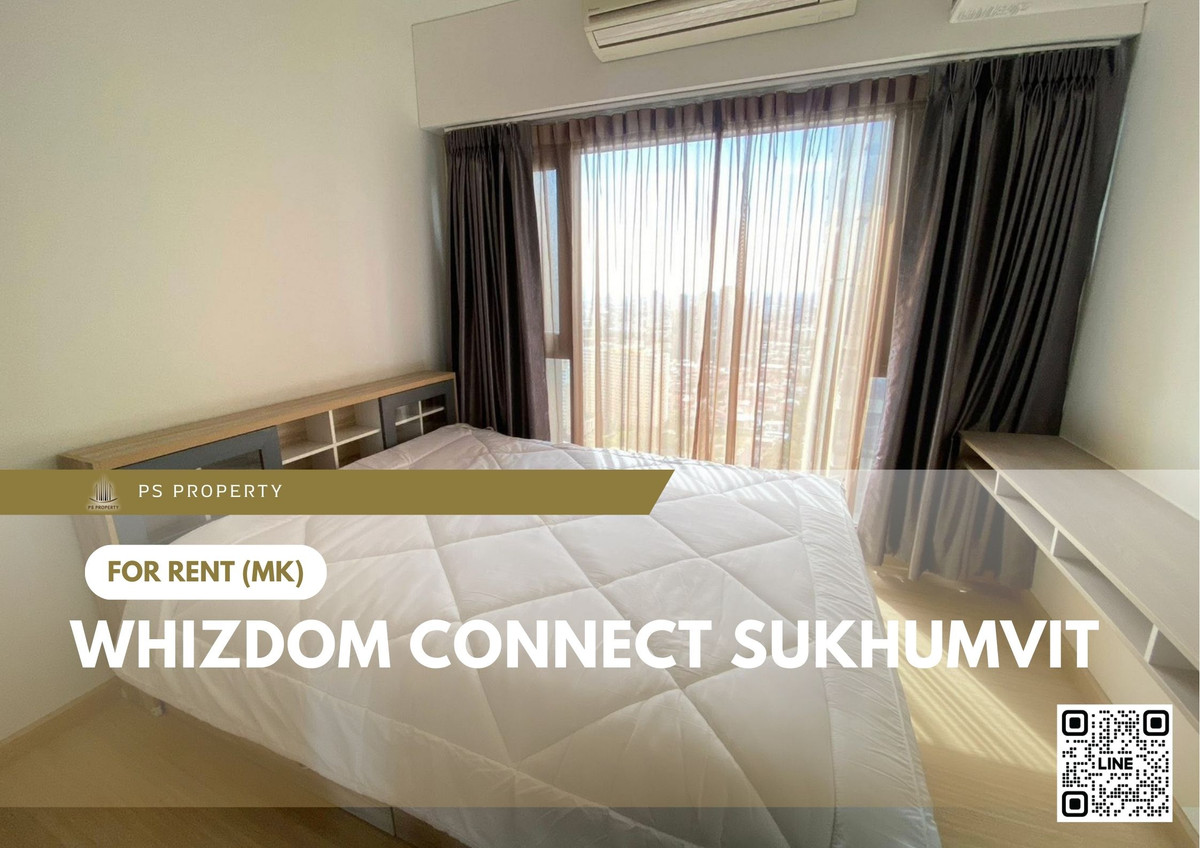 ให้เช่าคอนโดอ่อนนุช อุดมสุข : ให้เช่า ✨ Whizdom Connect Sukhumvit ✨ ตกแต่งสวยครบพร้อมเฟอร์นิเจอร์ เครื่องใช้ไฟฟ้า ใกล้ BTS ปุณณวิถี