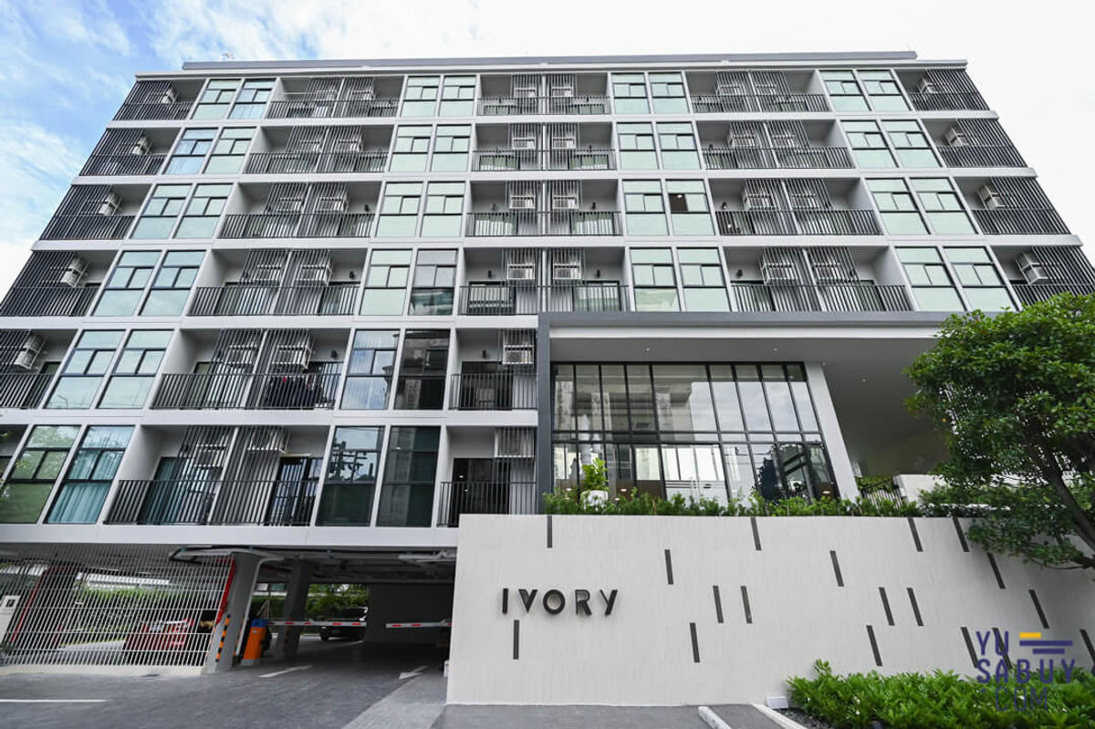 For RentCondoRatchadapisek, Huaikwang, Suttisan : Prime location, beautiful room 🔥🔥 for rent IVORY Ratchada - Ladprao, new room, fully furnished + has a washing machine‼️Ready to move in 31/Dec/68 (Responds to chat very quickly)