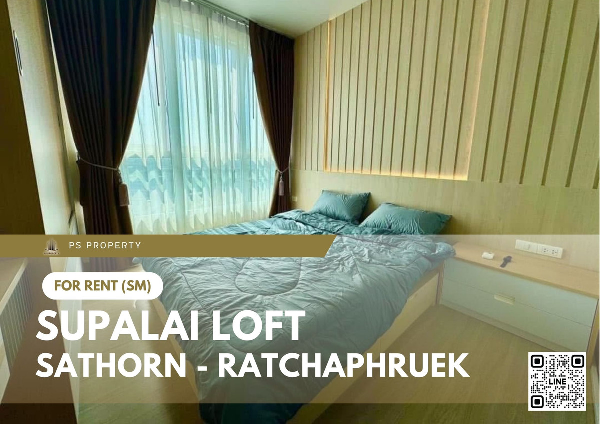 For RentCondoThaphra, Talat Phlu, Wutthakat : For rent 📍 Supalai Loft Sathorn - Ratchaphruek 📍 Fully furnished and equipped, near BTS Bang Wa