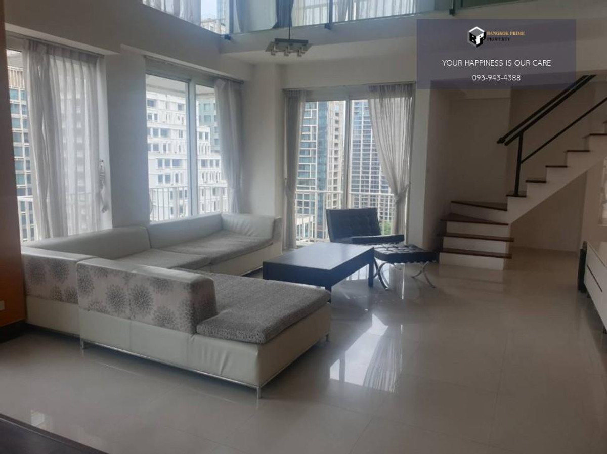 For RentCondoWitthayu, Chidlom, Langsuan, Ploenchit : Langsuan Ville | Luxury Duplex near BTS Ratchadamri & Central Chidlom #2025112413100