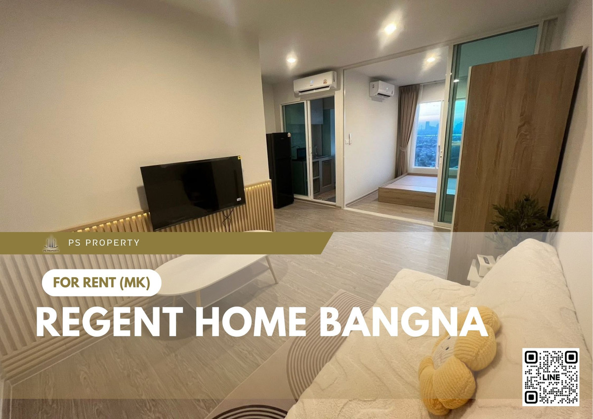 For RentCondoBangna, Bearing, Lasalle : For rent ✨ Regent home bangna ✨ Fully furnished and equipped, near BTS Bangna