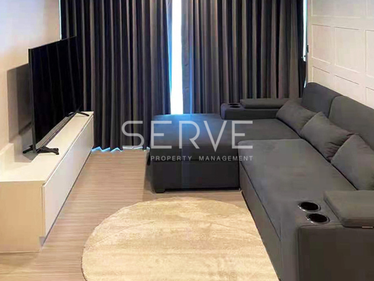 For RentCondoRama9, Petchburi, RCA : 2 beds Large Room Nice Room  Fully Furnished Good Location Close To MRT Rama 9 350 m., CentralPlaza Grand Rama 9 @ Life Asoke - Rama 9 