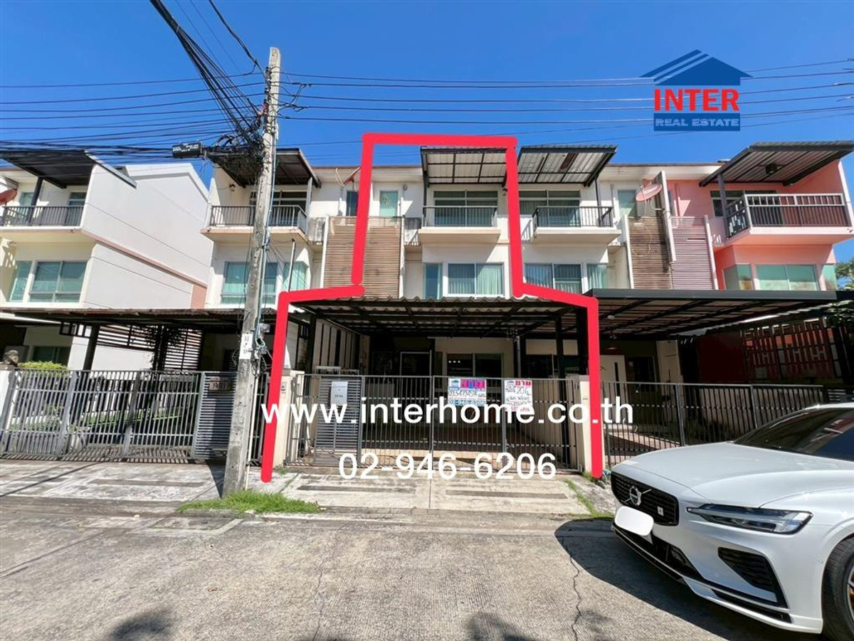 ขายทาวน์โฮมนวมินทร์ รามอินทรา : ทาวน์โฮม 3 ชั้น 20.6 ตร.ว. หมู่บ้านบ้านใหม่ รามอินทรา-คู้บอน ซอยคู้บอน28 แยก2 ถนนคู้บอน ถนนรามอินทรา ถนนคู่ขนานกาญจนาภิเษก เขตคันนายาว กรุงเทพมหานคร