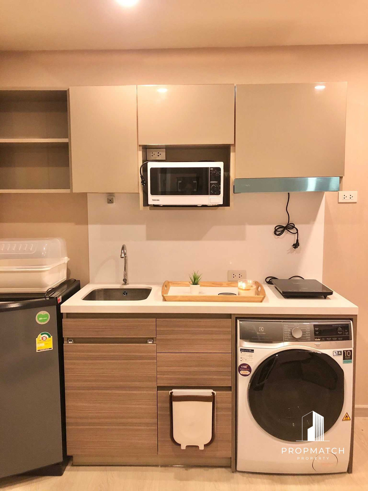 For RentCondoLadprao, Central Ladprao : ✨Flash Deal ✨The Elegant Ladprao 1 (1Bed 1Bath 30SQM.) Fully furnished, ready to move in!! Only 13,000 baht per month Tel.0981315848 @propmatch