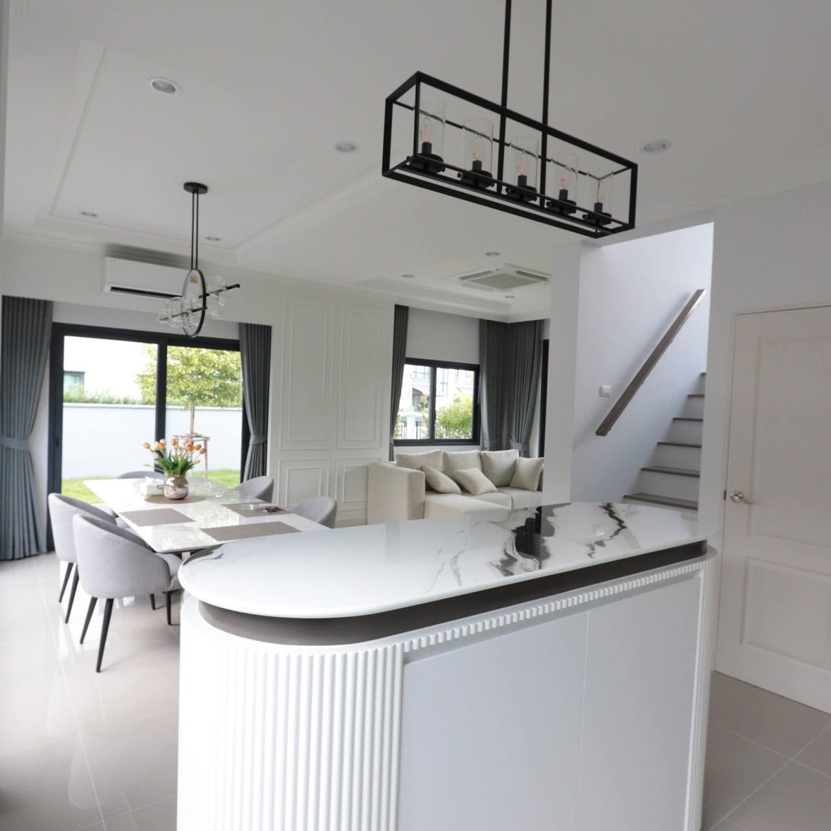 For RentHouseSamut Prakan,Samrong : K-6657 For rent!! Single house Grande Pleno (Sukhumvit-Bangna) ready to move in.