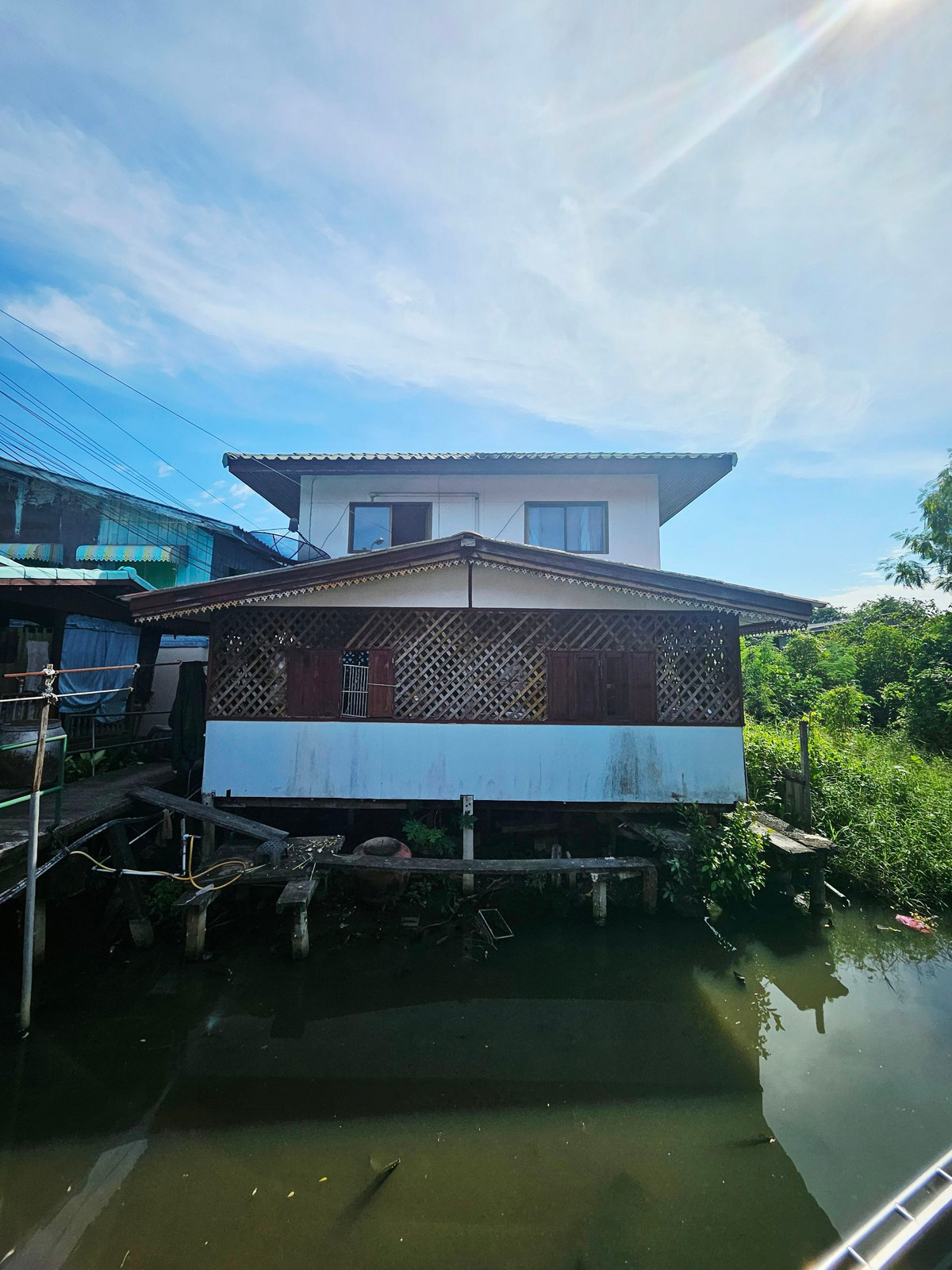 For SaleHouseSamut Prakan,Samrong : Here is the professional English translation of the real estate listing, optimized for international buyers and investors. Incredible Value! House in a Tourist Zone!! Canal-side House for Sale in Bang Kachao | Resort Feel | 5 Bedrooms | 32.7 Sq. Wah
