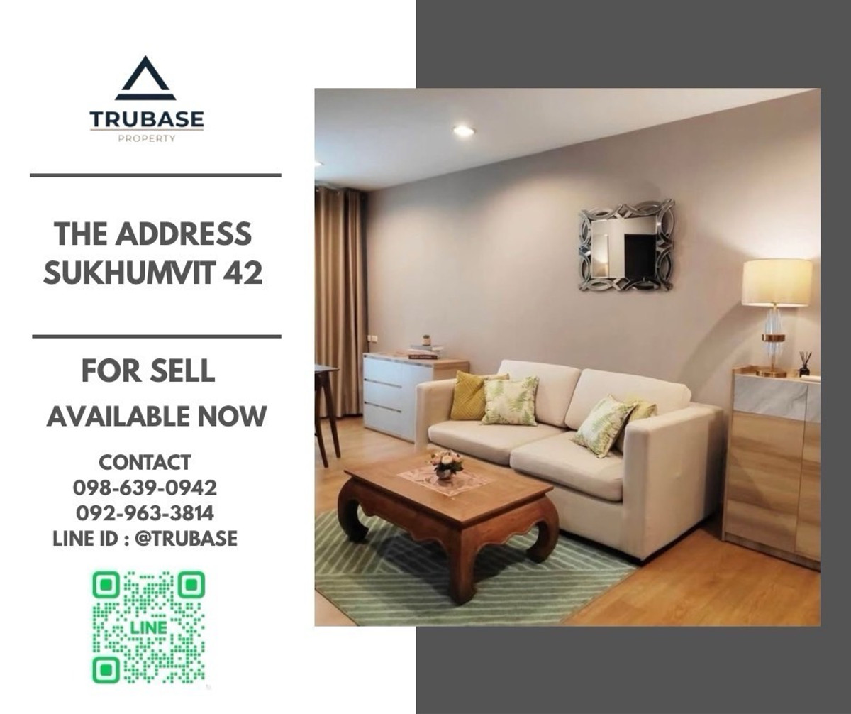 For SaleCondoSukhumvit, Asoke, Thonglor : 📍For sale The address sukhumvit 42 near BTS Ekkamai 📍