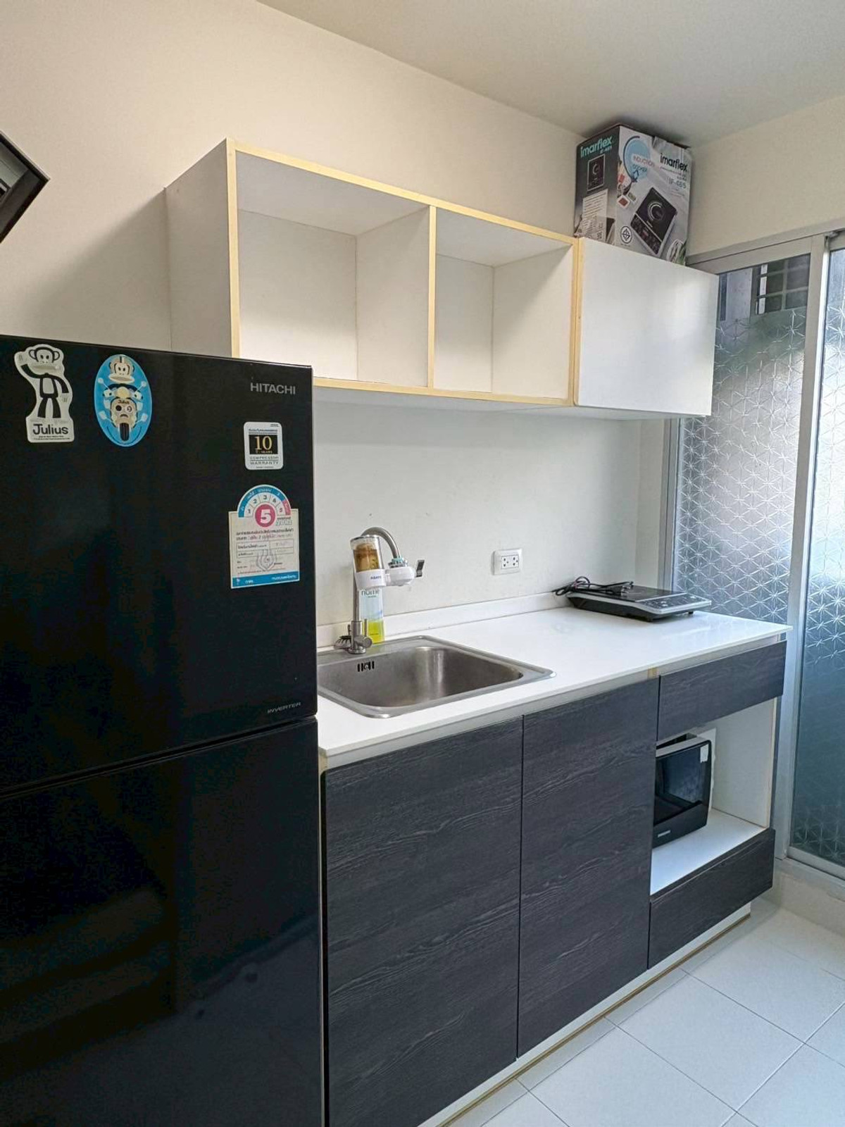 For SaleCondoPattaya, Bangsaen, Chonburi : ✨D Condo Campus Bang Saen, Building A, 2nd floor, near Mbu, good location, lots of food, suitable for investment, already has tenants. Fully furnished + electrical appliances‼️only 1.75 million baht 📞065-5639565