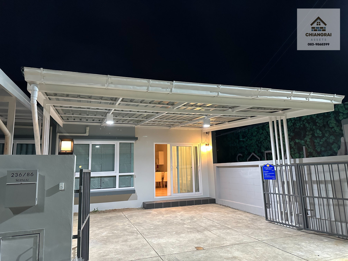 For RentHouseChiang Rai : House for Rent – Supalai Primo Nang Lae – Chiang Rai 2 Bedrooms | 1 Bathroom | 1 Kitchen | Parking for 2 cars